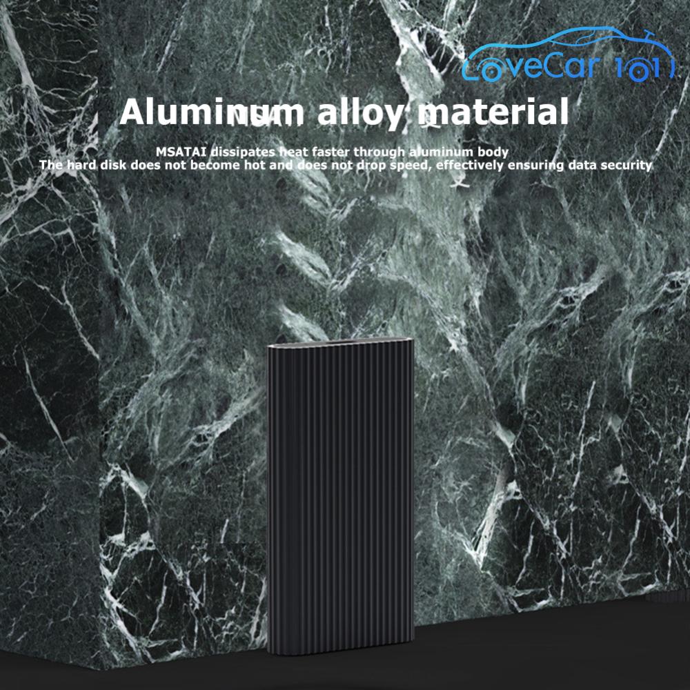 M3T USB Type-C Adapter SSD Box MSATA Solid State Drive Case ราคา  276 บาท*ส่งฟรี