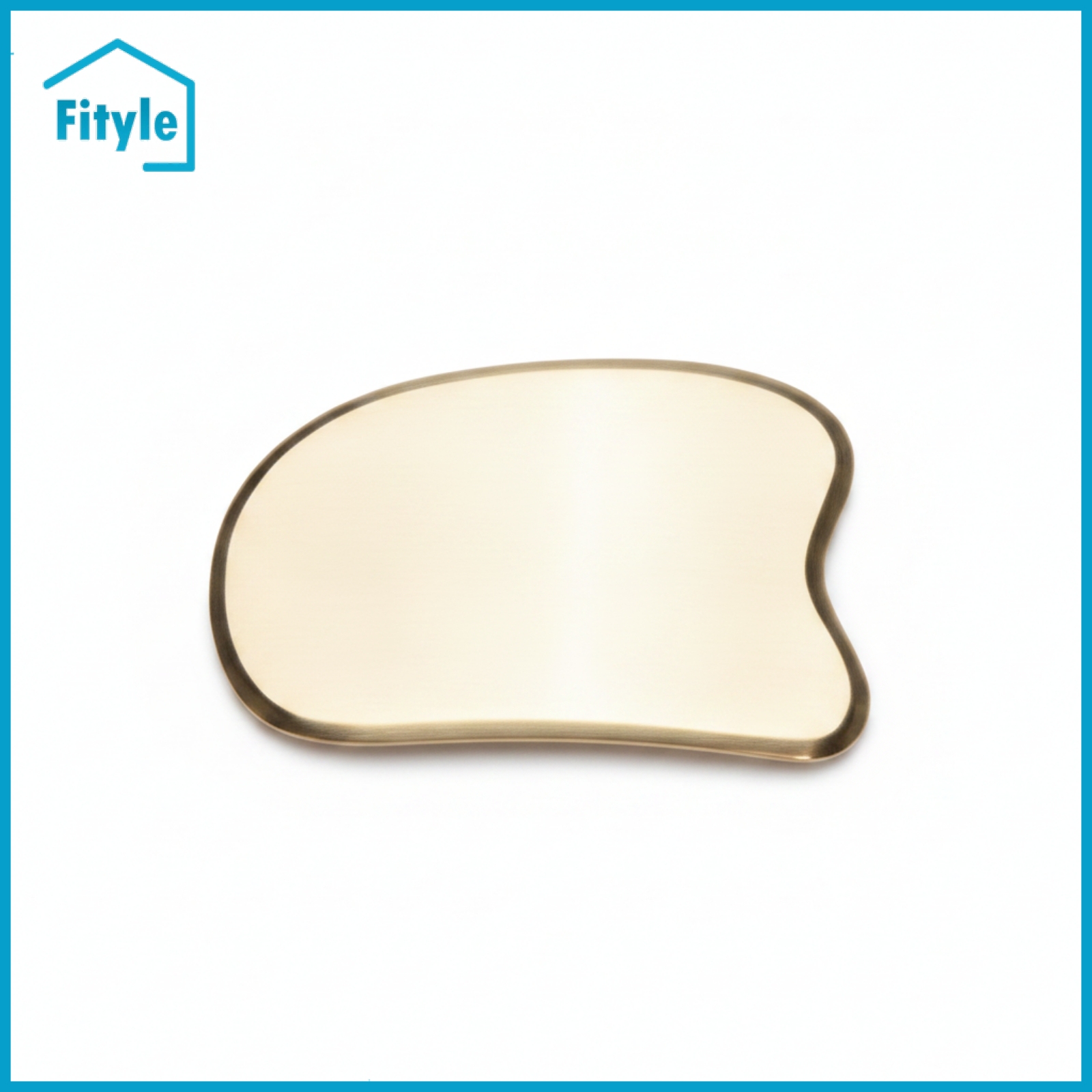 Fityle Solid Brass Gua Sha Scraper Polished Gua Sha Board Smooth Soft Tissue Massage Tool Easy to Clean ราคา 1,872 บาท*ส่งฟรี