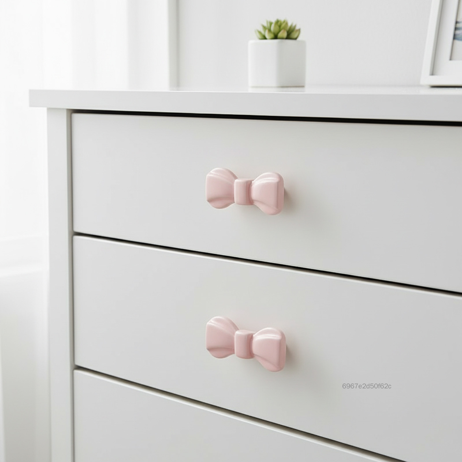 Tủ Gốm Tay Cầm Kéo Thiết Kế Nơ Khoảng Cách Lỗ 96 Mm Cho Trẻ Em Trang Trí Nội Thất ABH-VN