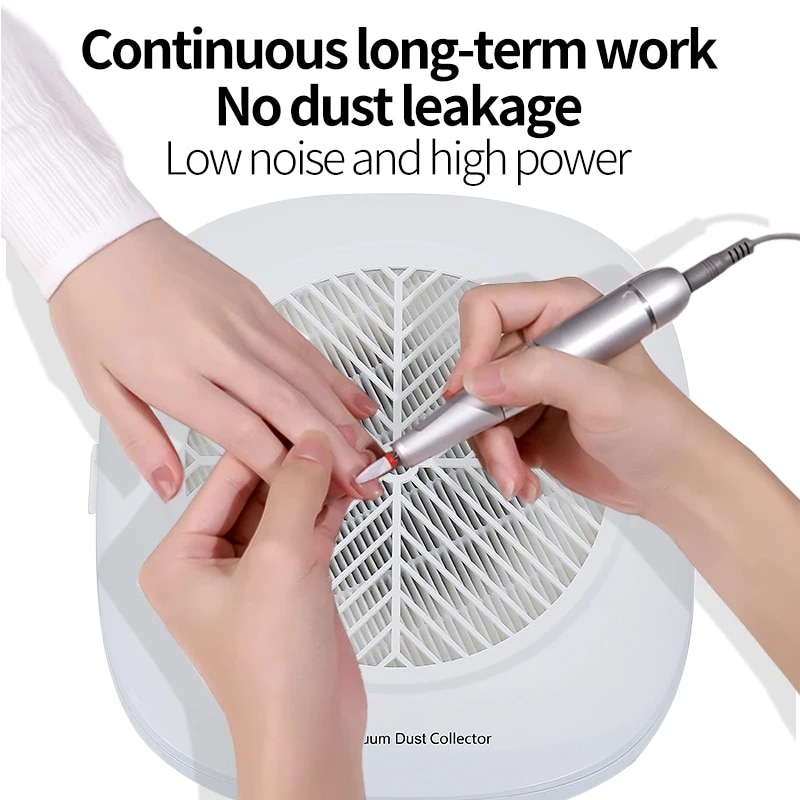 Nail Art Tool 40W/48W Nail Dust Suction Strong Collector For Nail Dust Cleaner Machine nails for Manicure Salon Tools Giá 158,018 Đồng*Miễn phí vận chuyển