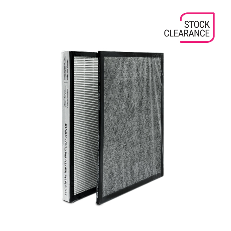 Clearance Sale (without box) - novita NAP301/313 24-Months Replacement Filter Pack Singapore