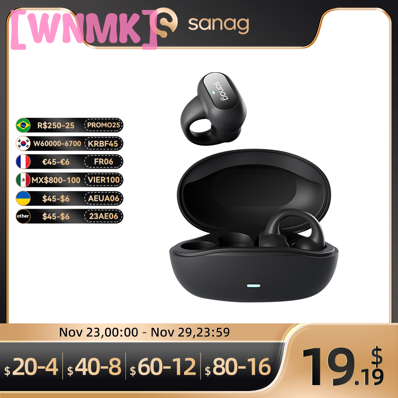 Sanag Z 51S Pro luchtgeleiding Tai nghe bluetooth 5.3 thể thao oordopjes IPX5 waterdichte ứng dụng tai nghe điều khiển TWS draadloze oortelefoons