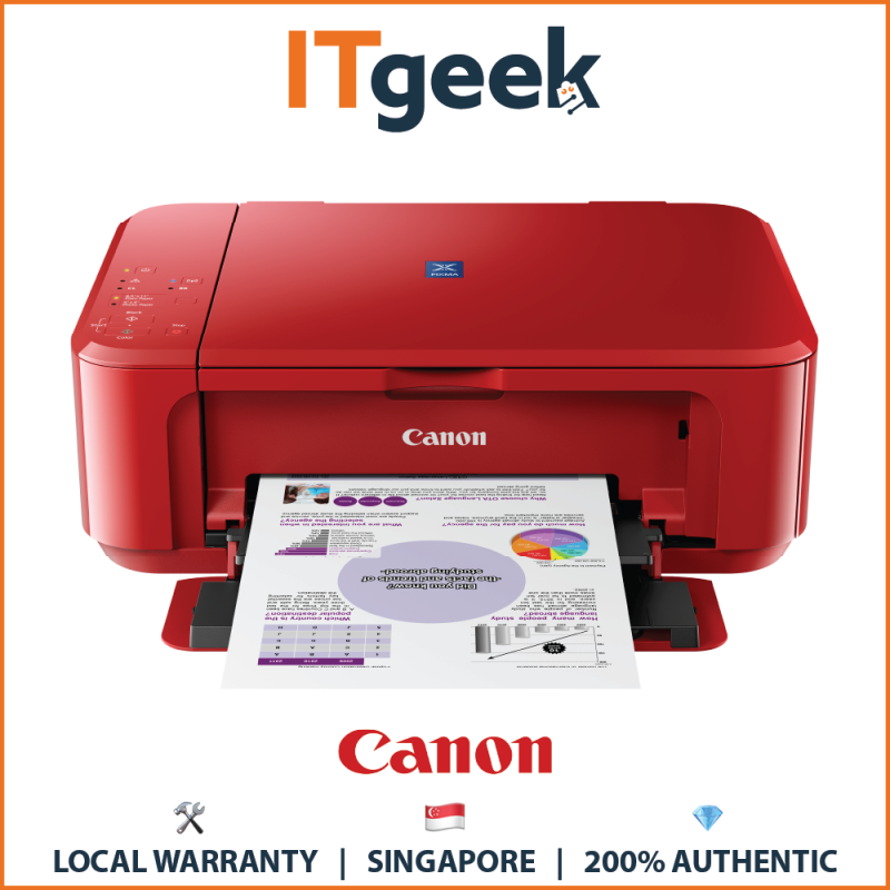 (24HRS DELIVERY) Canon PIXMA E560 Wireless All-in-One Inkjet Printer (2 Colors) Singapore