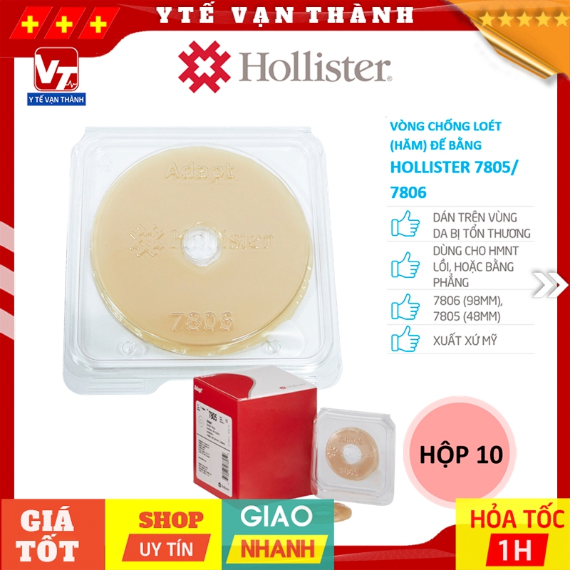 ✅ [HỘP 10] Vòng Chống Loét Bằng Cho Hậu Môn Nhân Tạo Hollister 7805 7806 | Bảo vệ da -VT1000 - Y Tế Vạn Thành