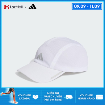 adidas Chạy Mũ Lưỡi Trai Chạy Bộ Vải Lưới Bốn Ô AEROREADY Unisex trắng HR7053