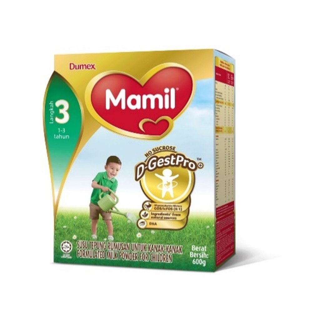 Ready stock🇲🇾Mamil Step 3 Growing Up Milk Formula 1-3 years (1.2kg) [Not For Sale - Gimmick]