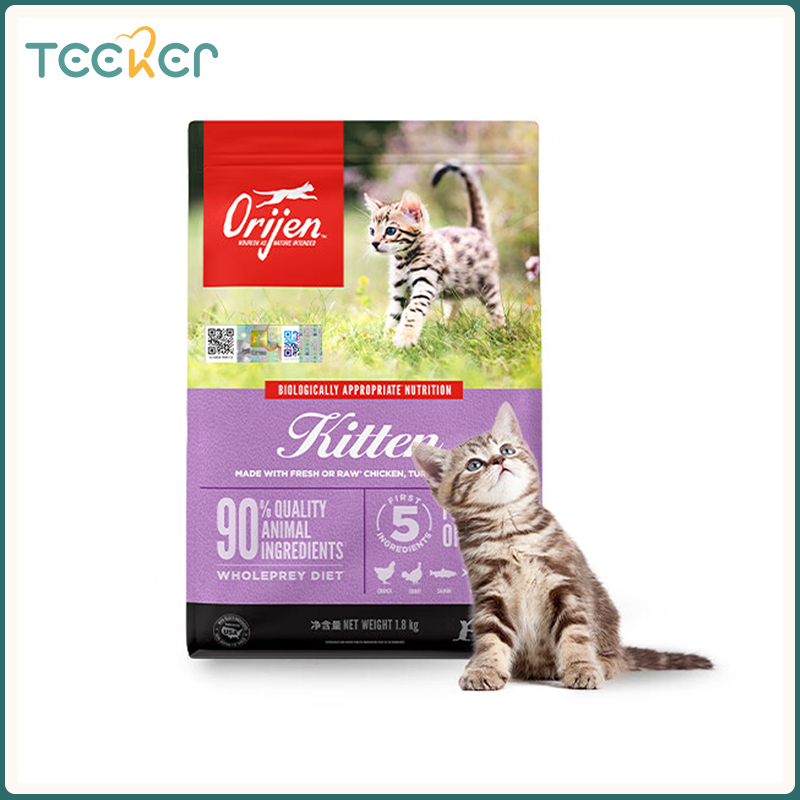 Orijen 1.8KG Chicken Natrual Dry Kitten Grain Free Food for All Breed with WholePrey Ingredients ราคา 3,485 บาท*ส่งฟรี