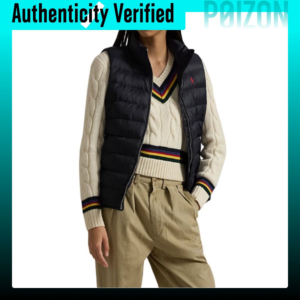 เสื้อผ้าแฟชั่นผู้หญิง Polo Ralph Lauren FW25 เสื้อกั๊กผู้หญิง สีดำ 211956535-005 ราคา 26,763 บาท*ส่งฟรี