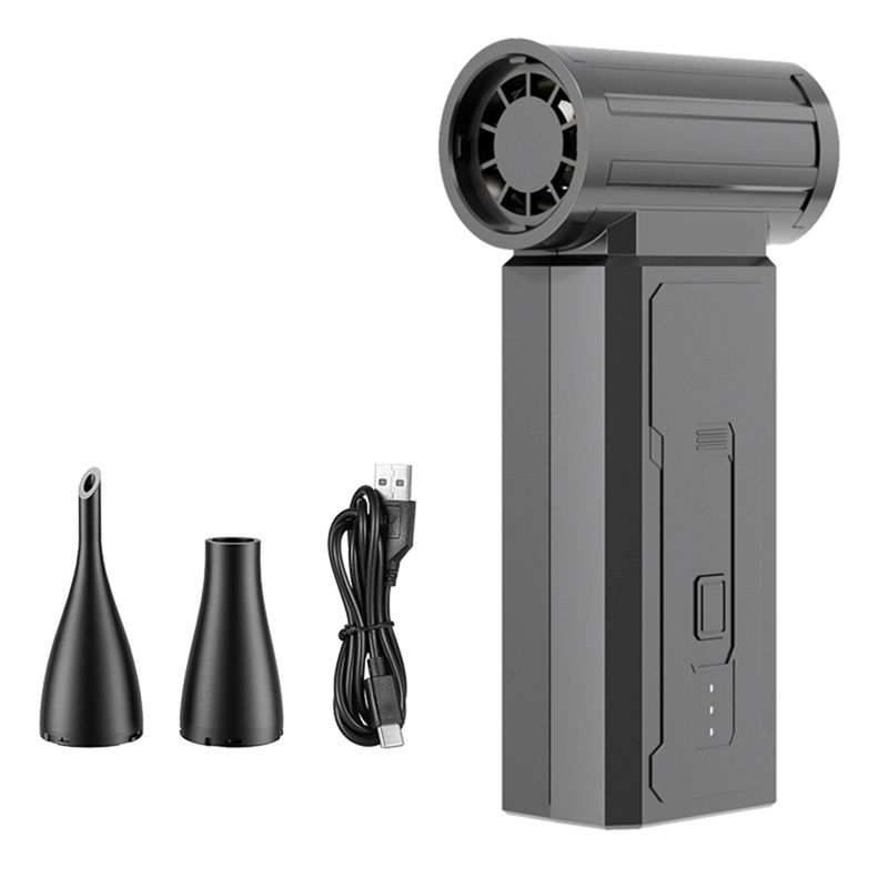 Mini Turbo Jet Fan Air Blower Portable Cordless Computer Keyboard Cleaner 100000RPM Brushless Turbo 