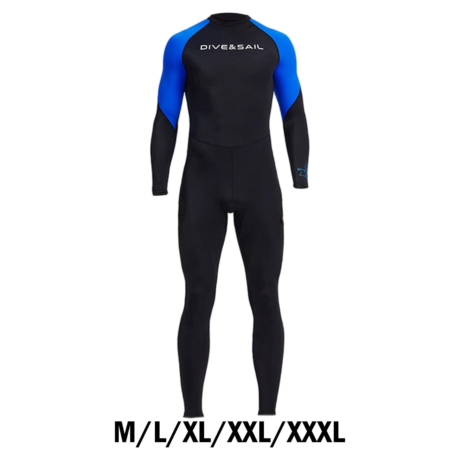 Men Wetsuit Thermal Back Zip Diving Suit Surfing Scuba Swimsuit