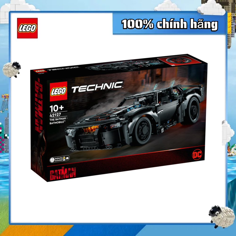 LEGO 42127 Technic THE BATMAN - BATMOBILE™ 10+ LEGO chính hãng Đồ chơi lắp ráp