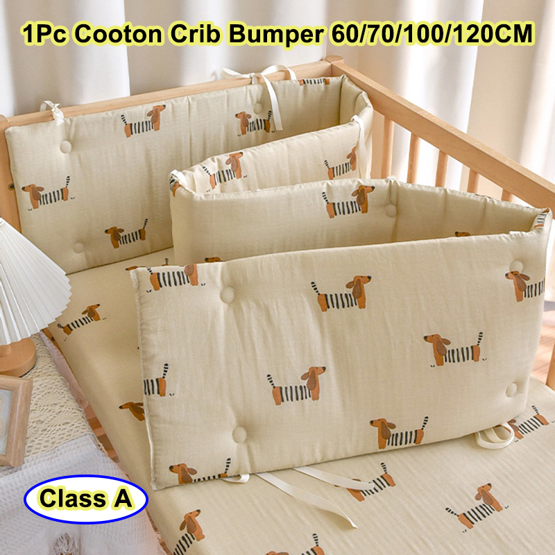 Chần bông mới Giường gấp cho bé sơ sinh bội thu in chống va chạm quây cũi nôi bao quanh hàng rào đườ