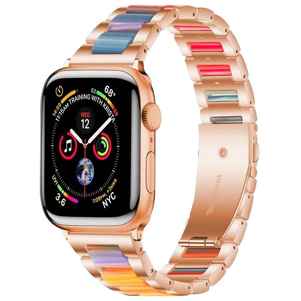 [Resin Strap for Apple Watch 40mm 44mm 41mm 45mm Metal Bracelet for Watch 4/5/6/SE/7/8 Ultra Belt for Apple watch band 42mm 38mm,Resin Strap for Apple Watch9 8 7 40mm 44mm 41mm 45mm Metal Bracelet for Watch Ultra2 Belt for Apple watch band 49mm,] ราคา 423 บาท*ส่งฟรี
