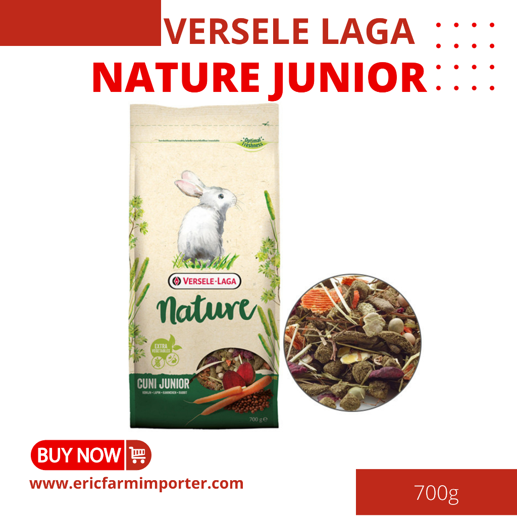 Versele Laga Nature Cuni Junior 700g 🐶 FREE SHIP 🐶 Thức ăn cho thỏ con nhập khẩu Châu Âu