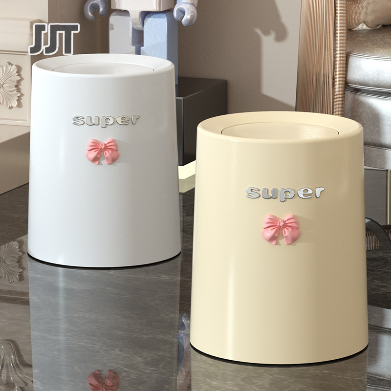 garbage can New trash can with lid Large capacity trash can Plastic trash can, kitchen trash can, suitable for small space, can separate garbage. ราคา 250 บาท*ส่งฟรี