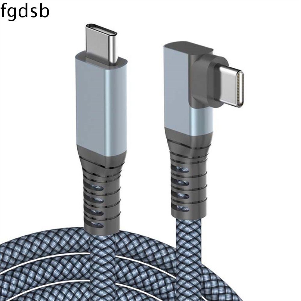 FGDSB Cáp USB C Truyền dữ liệu 240W 5A Dây sạc nhanh PD Dây sạc Dây sạc nhanh Dây Loại C đến loại C Cáp USB-C Cáp Video