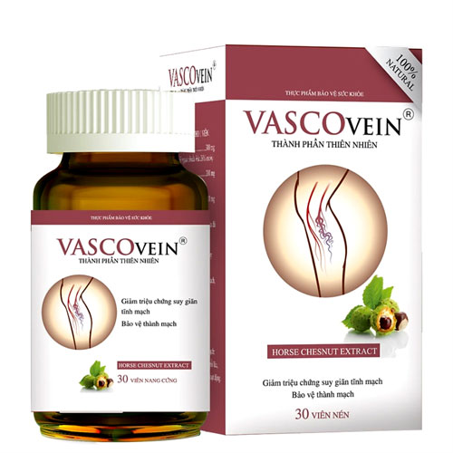 Viên uống Vascovein - Hỗ trợ giảm triệu chứng suy giãn tĩnh mạch