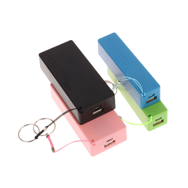 Fantic Điện thoại di động ngân hàng sạc pin gói cho trường hợp tự làm hộp Protable đầy màu sắc stroage hộp