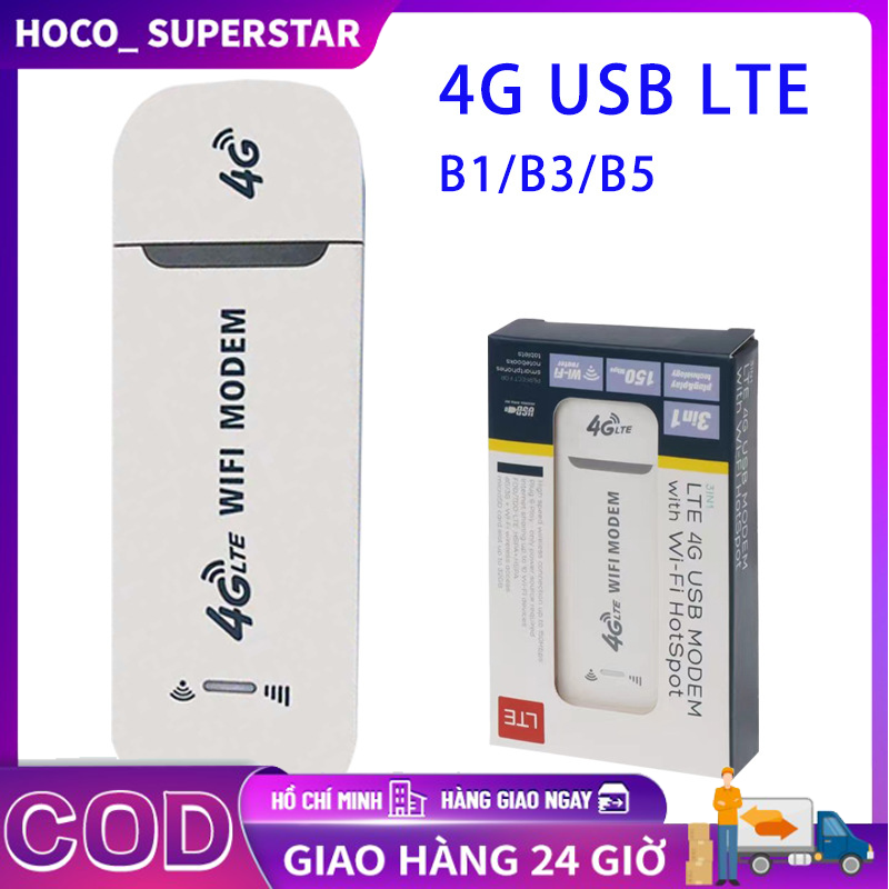 USB Không Dây 4G LTE Modem Di Động Băng Thông Rộng 150Mbps Thẻ SIM Bộ Định Tuyến Không Dây Thanh Modem WiFi