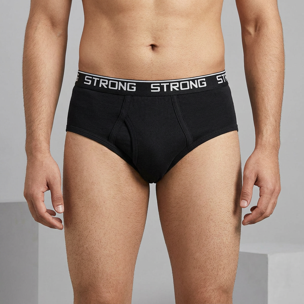 MENS PREMIUM QUALITY BRIEF UNDERWEAR 100% PURE COMBED COTTON AND COMFORTABLE