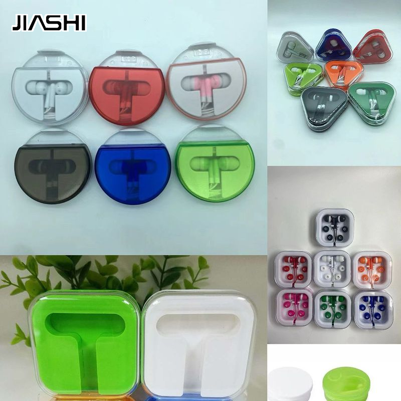 JIASHI Colorful Candy Earphones with Compact Case for Everyday Use ราคา 12 บาท*ส่งฟรี