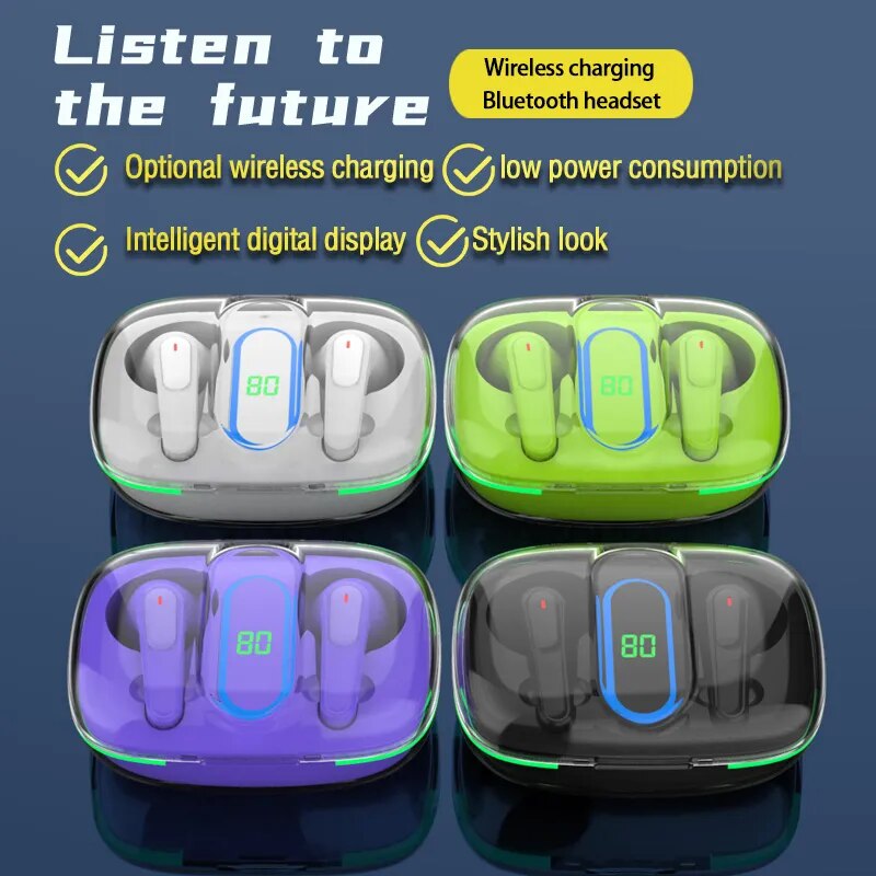 Pro 70 TWS bluetooth không dây Tai nghe kèm Micro Màn hình LED Tai nghe nhét tai earbuds không dây Tai nghe Air Fone Tai nghe Bluetooth