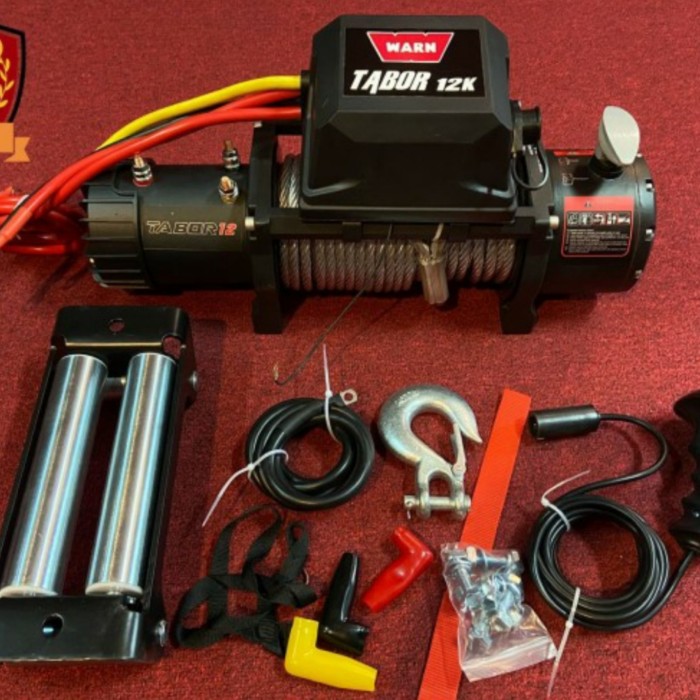PROMO- WINCH DEREK WARN TABOR 12000LBS 6TON 24V Harga 11,045,000 rupiah*Gratis Ongkir