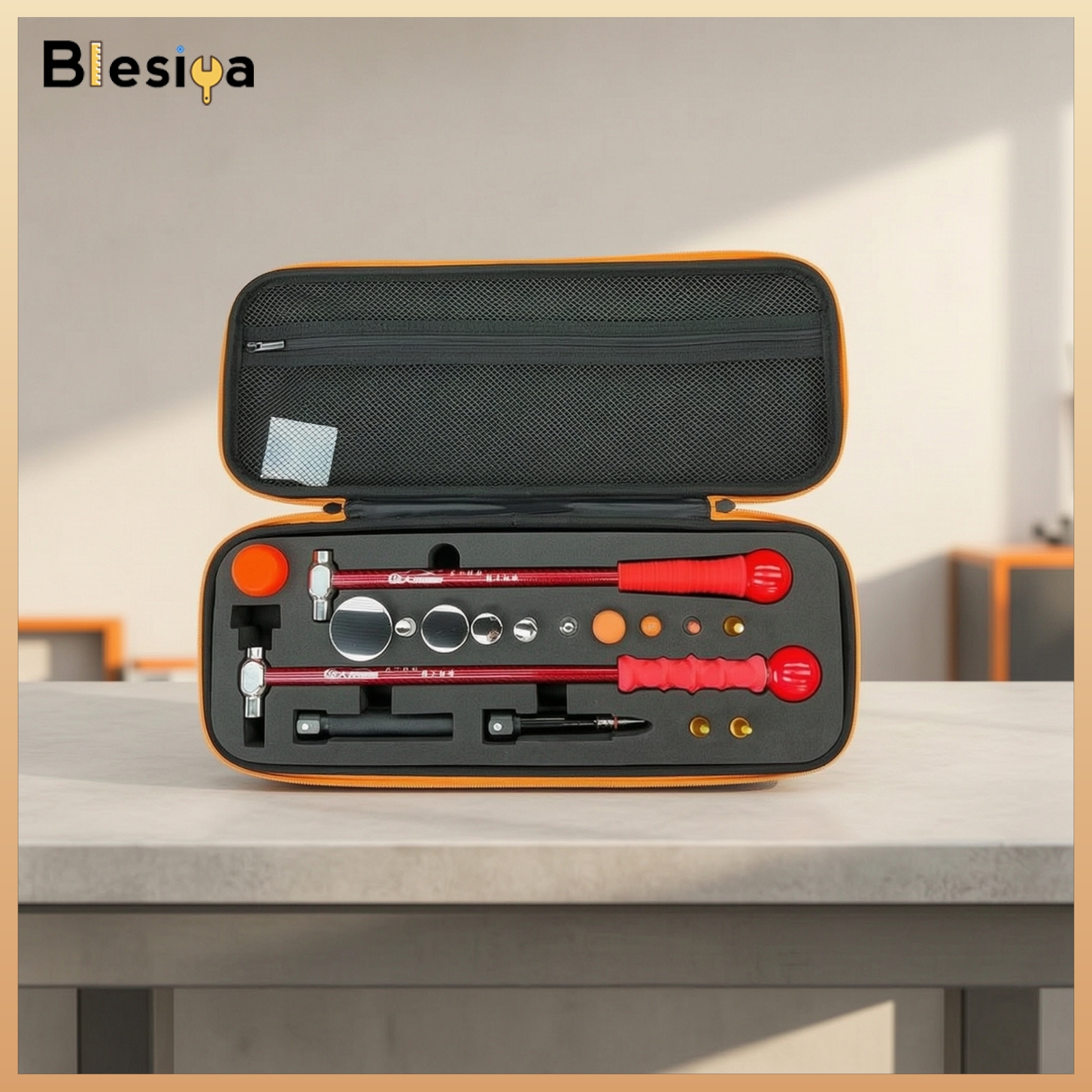 Blesiya Long-Lasting Slide Hammer Ding Removal Kit with Carrying Case Adjustable Ding Repair Kit with Carrying Case Ergonomic Tool Heavy Duty for Car Owners ราคา 7,785 บาท*ส่งฟรี