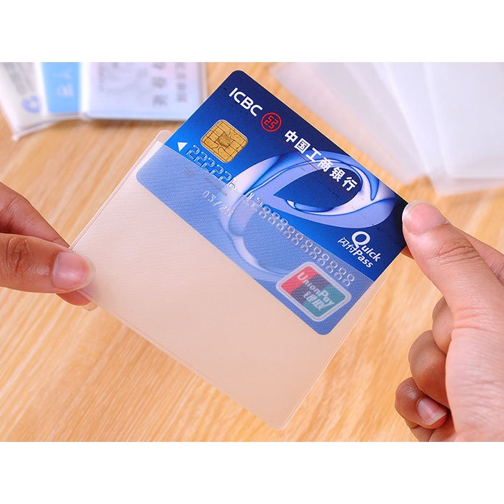 Vỏ bọc căn cước công dân, thẻ sinh viên, thẻ atm trong suốt