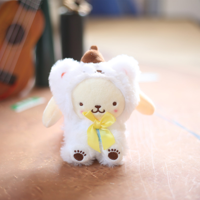 FunFactory Kawaii Anime Keychain phim hoạt hình dễ thương pochacco cinnamonroll Purin kuromi giai điệu Túi Mặt dây chuyền trang trí trẻ em Đồ chơi sang trọng Quà Tặng