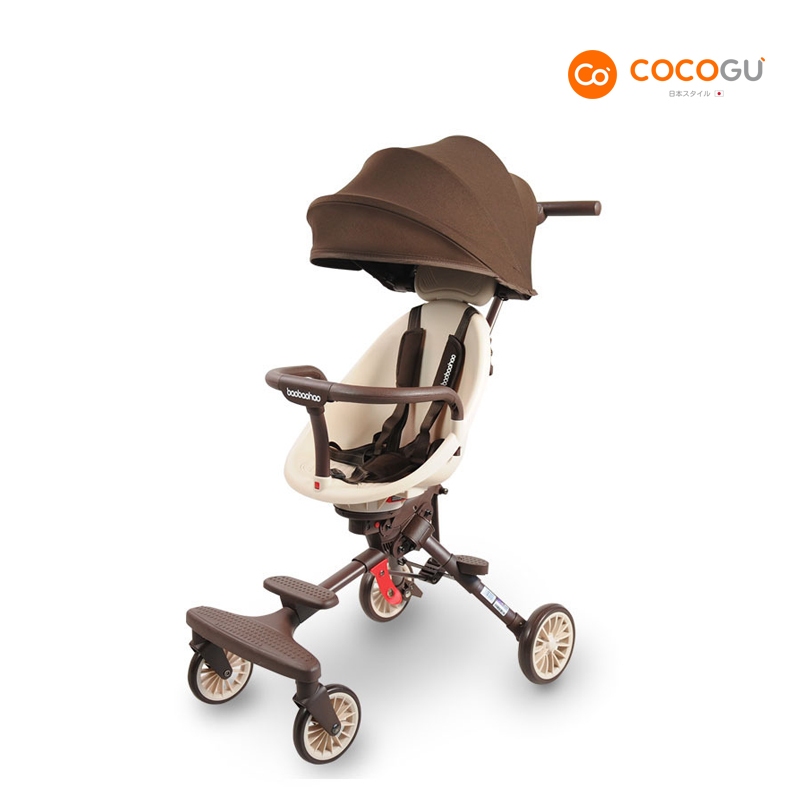 COCOGU รถเข็นเด็ก เข็นได้ 2 ทิศทาง เบาะหมุนได้ 360 องศา พกพาขึ้นเครื่องได้ รุ่น Baobaohao V7