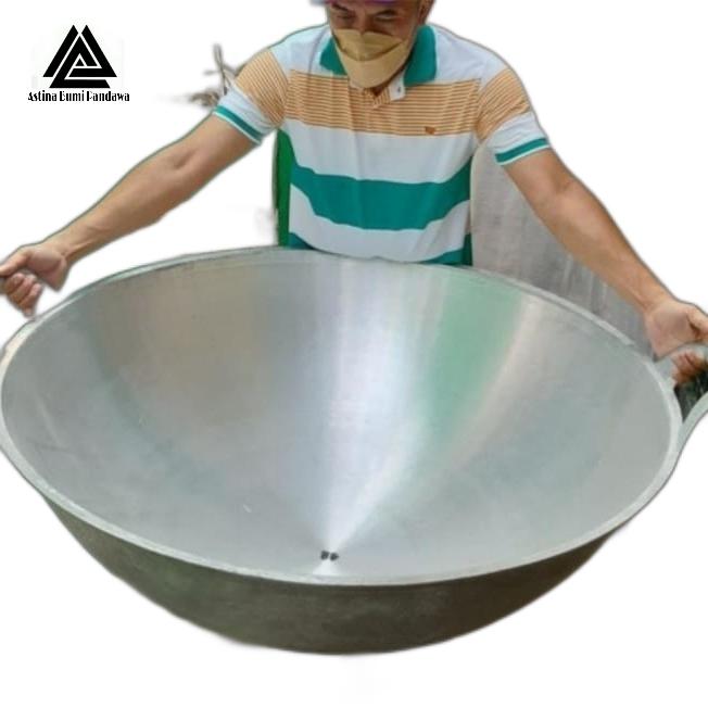 Wajan kuali alumunium Jumbo 100 cm Harga 2,462,500 rupiah*Gratis Ongkir