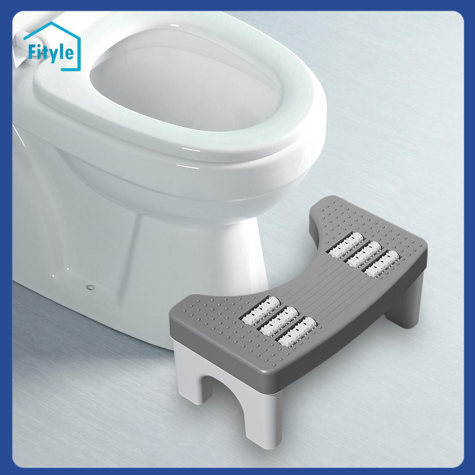 Fityle Toilet Stool Squatting Potty Foot Stool Heavy Duty for Adults Kids Elders