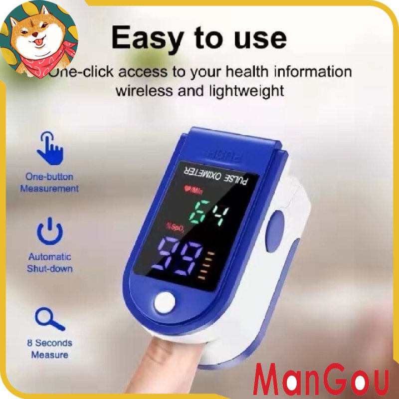 ManGou เครื่อง​ตรวจ​โค​วิค​ Pulse Oximeters เครื่องวัดออกซิเจนในเลือด เครื่องวัดออกซิเจนปลายนิ้ว และ ตรวจวัดชีพจรปลายนิ้ว ราคา 55 บาท*ส่งฟรี