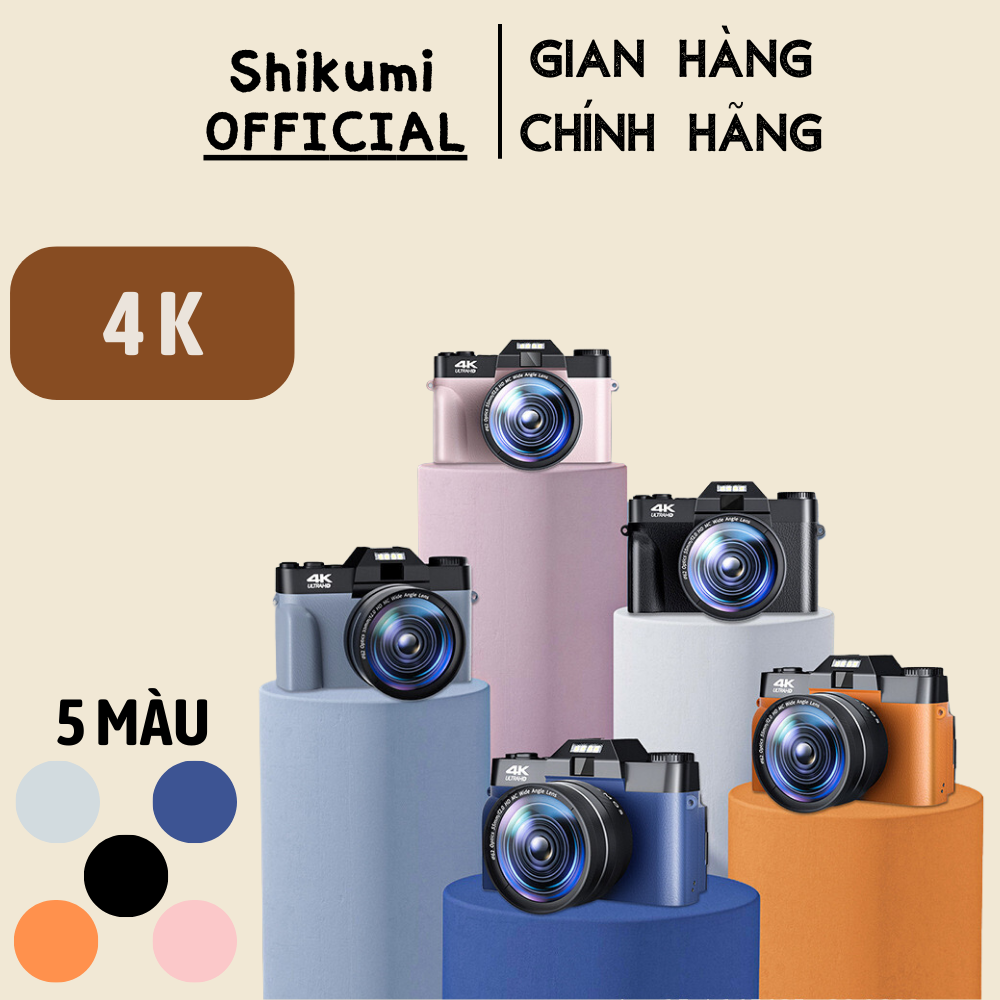 Bản v2 kết nối điện thoại máy ảnh digital shikumi camera xdv pro 4k