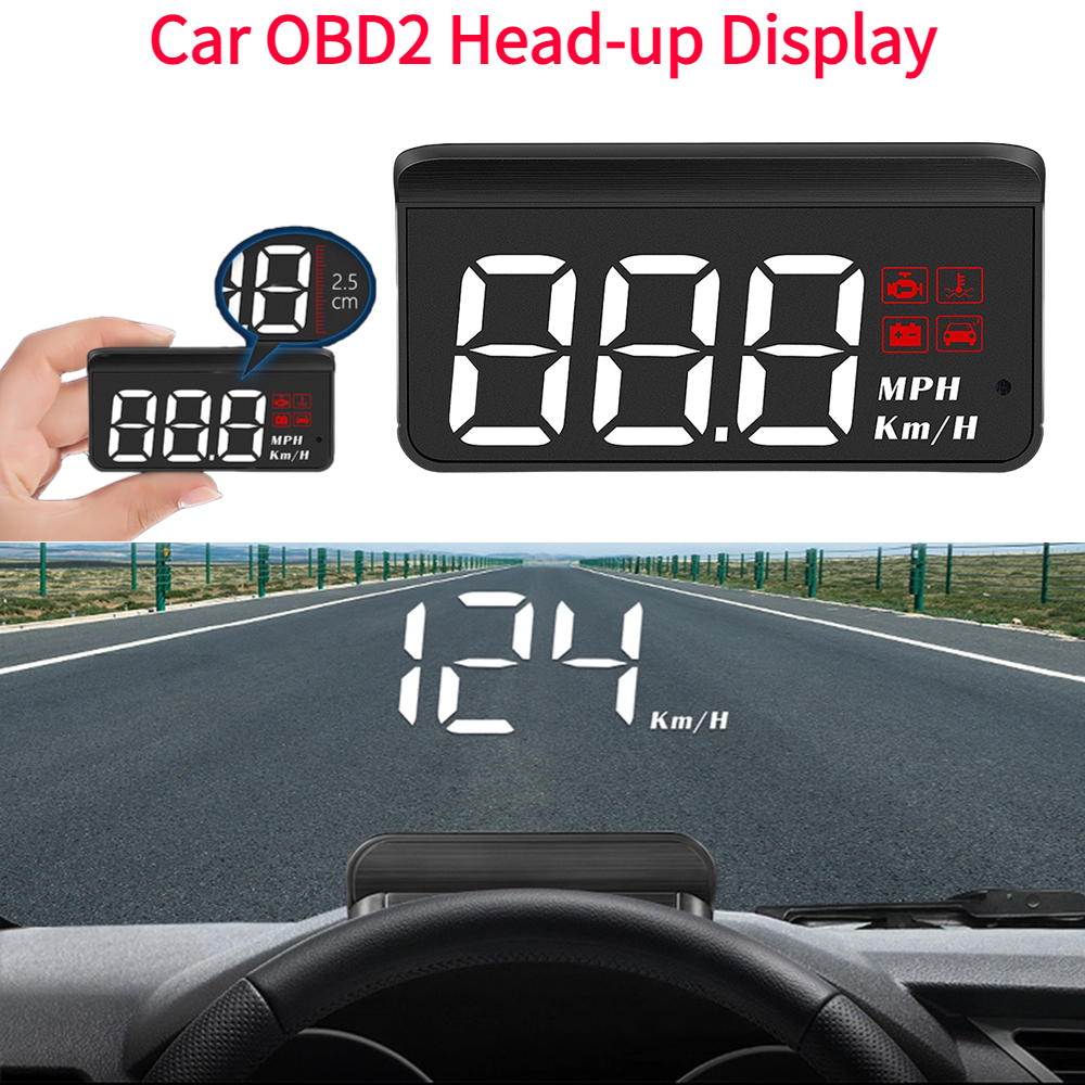 【Fashionable New Arrival】 M3 Car Hud Obd2 Up Display Speedometer On Board Computer Windshield Projec