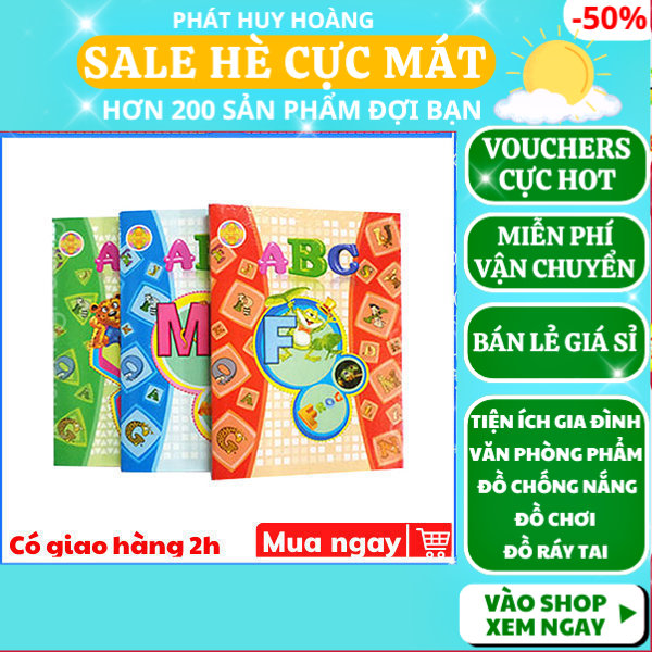 Lốc 5 - 10 cuốn tập ABC 96 trang 4 ô li loại tốt giá sỉ ( CHỌN SỐ LƯỢNG ) , vở 4 ô li , Giá rẻ , Chất lượng , Văn phòng phẩm , Vở học sinh , Vở viết chữ đẹp , đồ dùng học tập, Phát Huy Hoàng