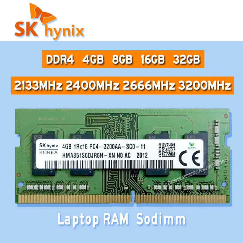 Sk Hynix Ddr4 16Gb Sodimm 2666Mhz High Speed Laptop Ram Module
