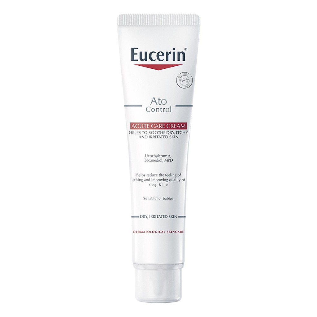 Eucerin Ato Control Acute Care Cream 40Ml - Kem Giảm Dị Ứng - SẢN PHẨM ĐƯỢC CHỌN LỌC, SỬ DỤNG CỰC THÍCH, ĐƯỢC ƯA CHUỘNG TRÊN THỊ TRƯỜNG, KHÁCH YÊU CÓ THỂ TRẢI NGHIỆM VÀ PHẢN HỒI CHO SHOP NHÉ