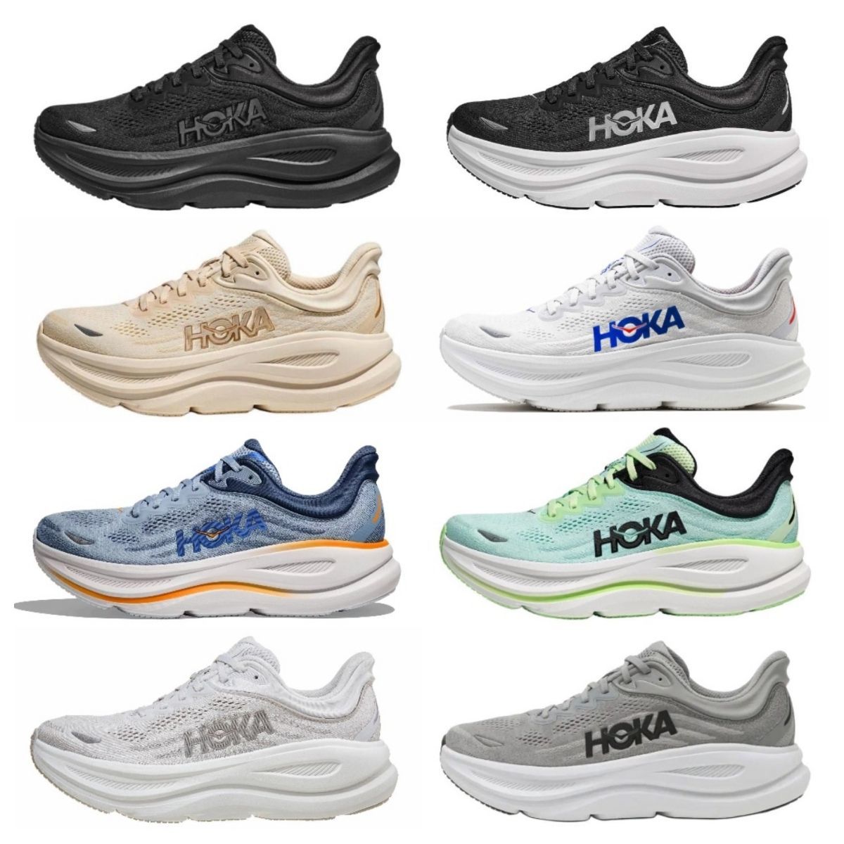 Giày Chạy Bộ Hoka Bondi Giày Đệm Chuyên Nghiệp Cho Nam Nữ