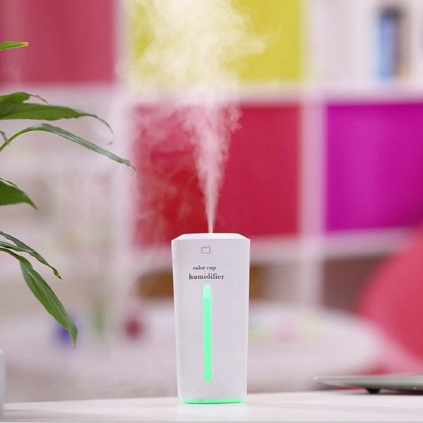 Colorful Portable Air Humidifier USB LED Light Cup Singapore