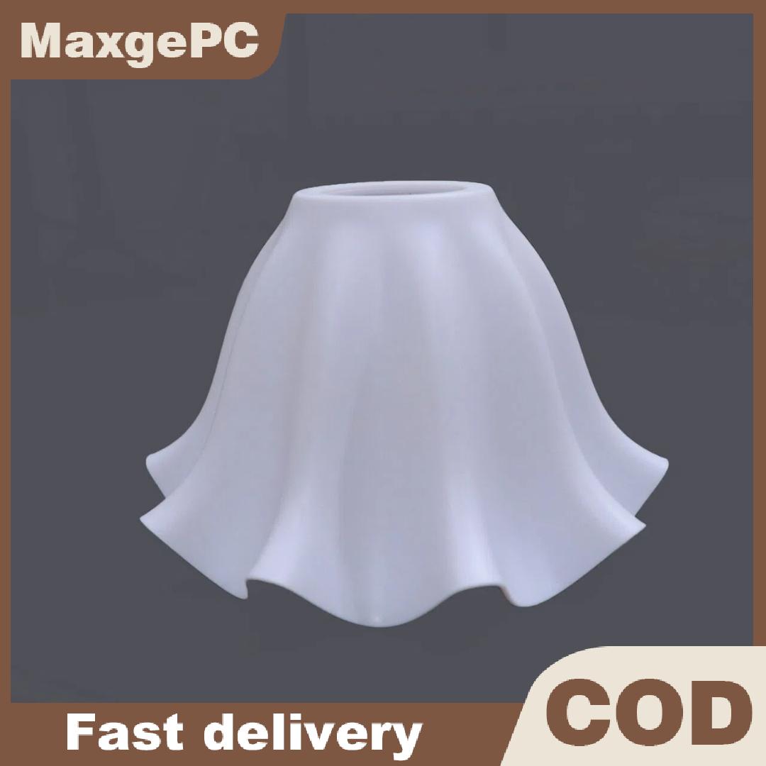 MaxgePC 1Pcs DIY Wall Night Restaurant Chandelier Replacement E27 Plastic Bell Orchid Lampshade Hanging Lamp Accessories Table Parts