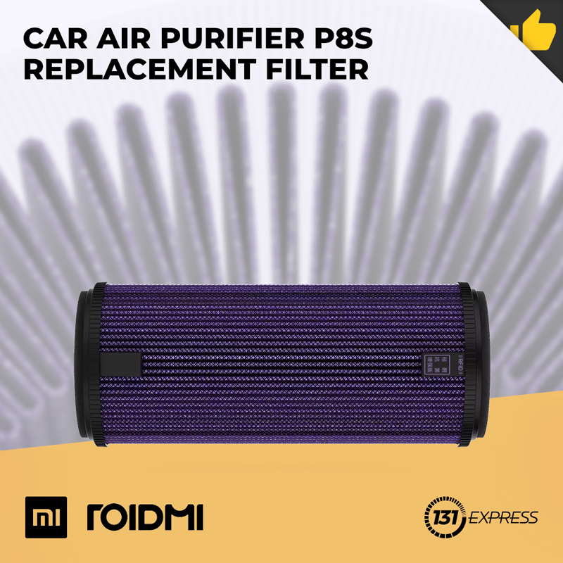 Xiaomi RoidMi Car Air Purifier P8S Replacement Filter [ Effective Air Purifying, Enhanced Version, Filter PM2.5, Formaldehyde, Toluene, Sulfur Dioxide, Removal, Antibacterial, H11 Filter, Car Accessory, Air Treatment ] Singapore