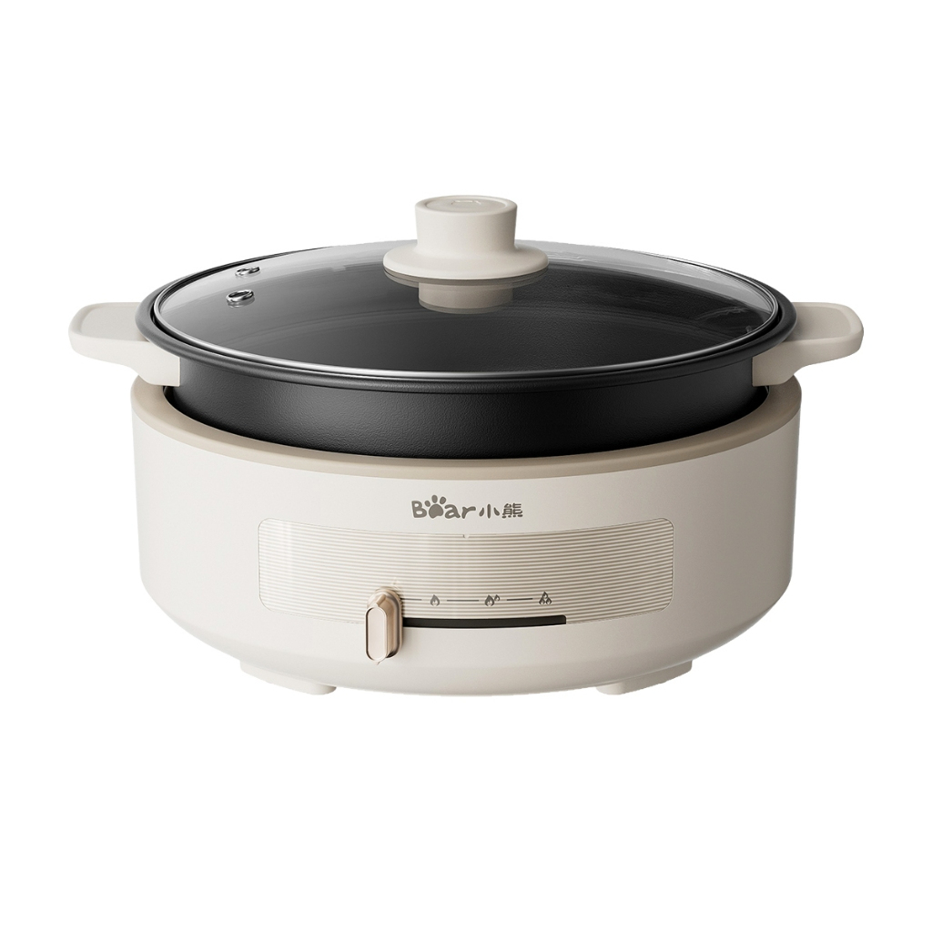 Nồi Lẩu Điện Đa Năng 4L Bear DHG-C40V2 (HP-4H40F ) | Nút gạt nhiệt độ - Tỏa nhiệt nhanh phù hợp gia 