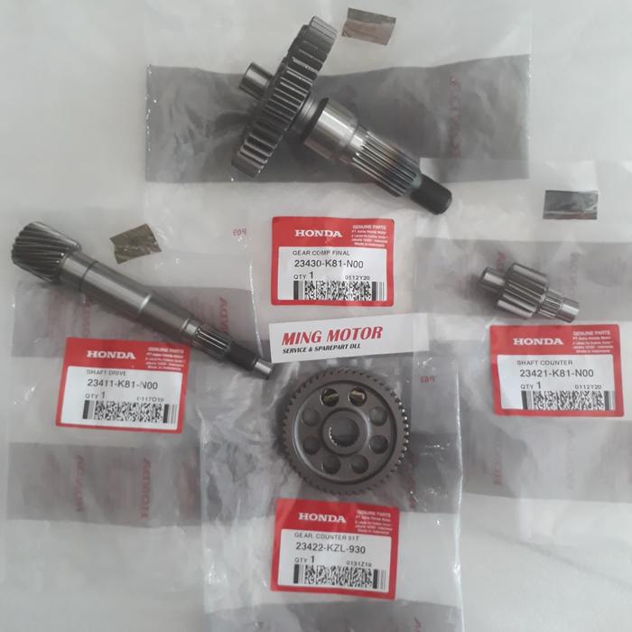 PROMO GIGI RASIO AS PULLY AS RODA BEAT FI NEW SCOOPY ESP K81 AHM - bicycle storeku Harga 1,273,000 rupiah*Gratis Ongkir