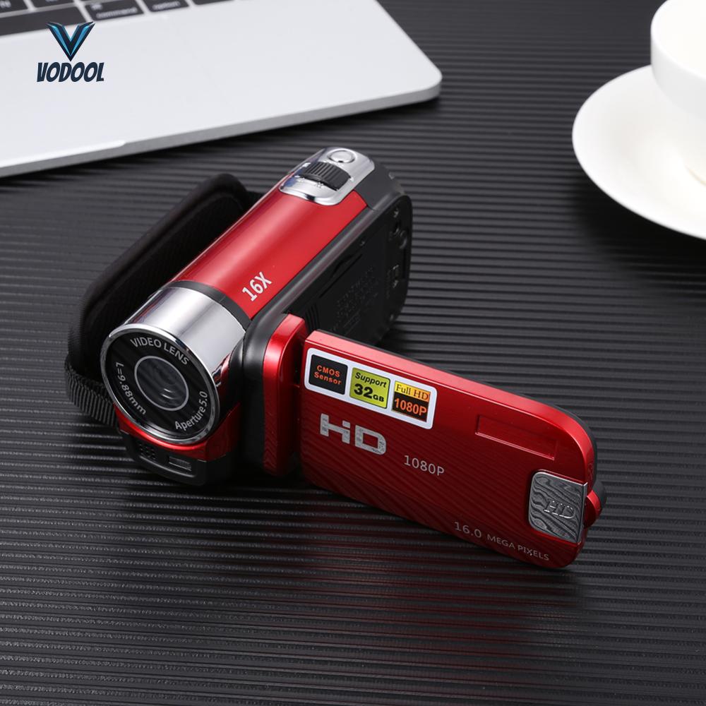 กล้องวิดีโอ Mini Full HD 1080P ความจุ 32GB พร้อมซูม 16 เท่า สำหรับการท่องเที่ยวและสร้างคอนเทนต์ยูทูบ[Vodool Center] ราคา 739 บาท*ส่งฟรี