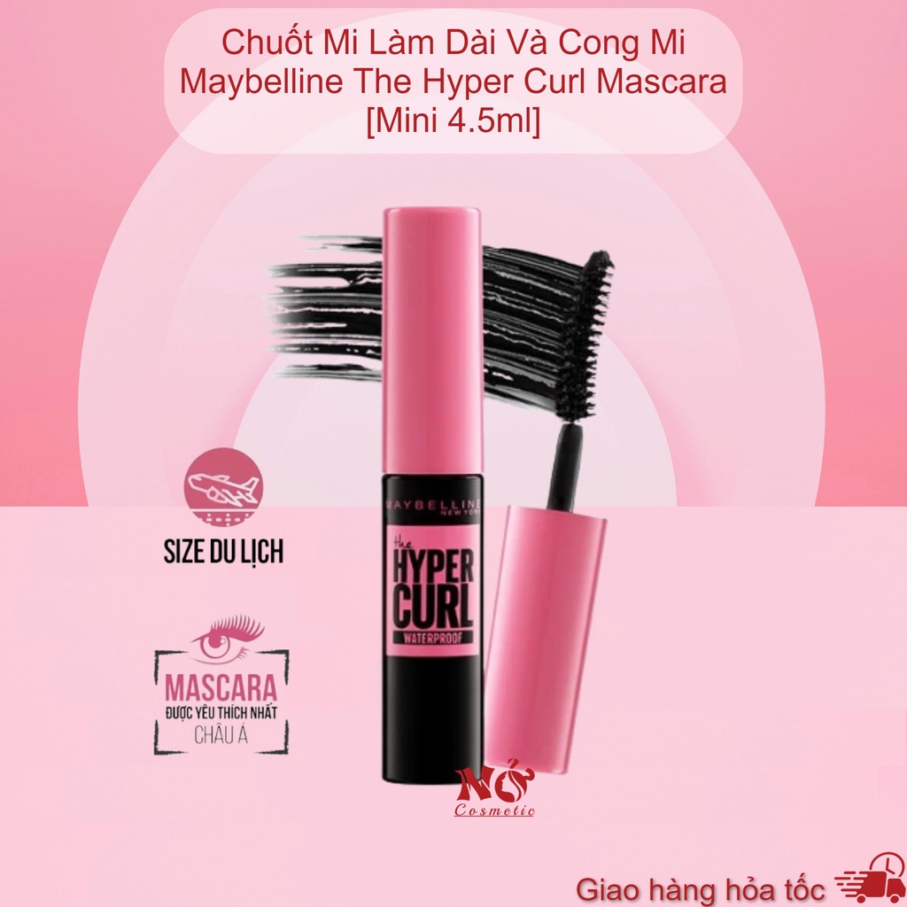 Mascara cong mi Hypele New York.Chuốt màm dài vàr Curl Maybellinài và cong mii d