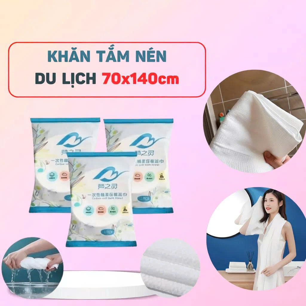 [Rẻ vô địch] Khăn Viên Nén Cao Cấp – Nhỏ Gọn, Bung Nở Nhanh, An Toàn Cho Da - Tuelam🇻🇳