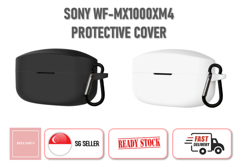 Silicone Protective Case For SONY WF-1000XM4 Earphone Cover Protector Charging Box ​Cover For SONY WF 1000 XM4 Silicone Shell Singapore