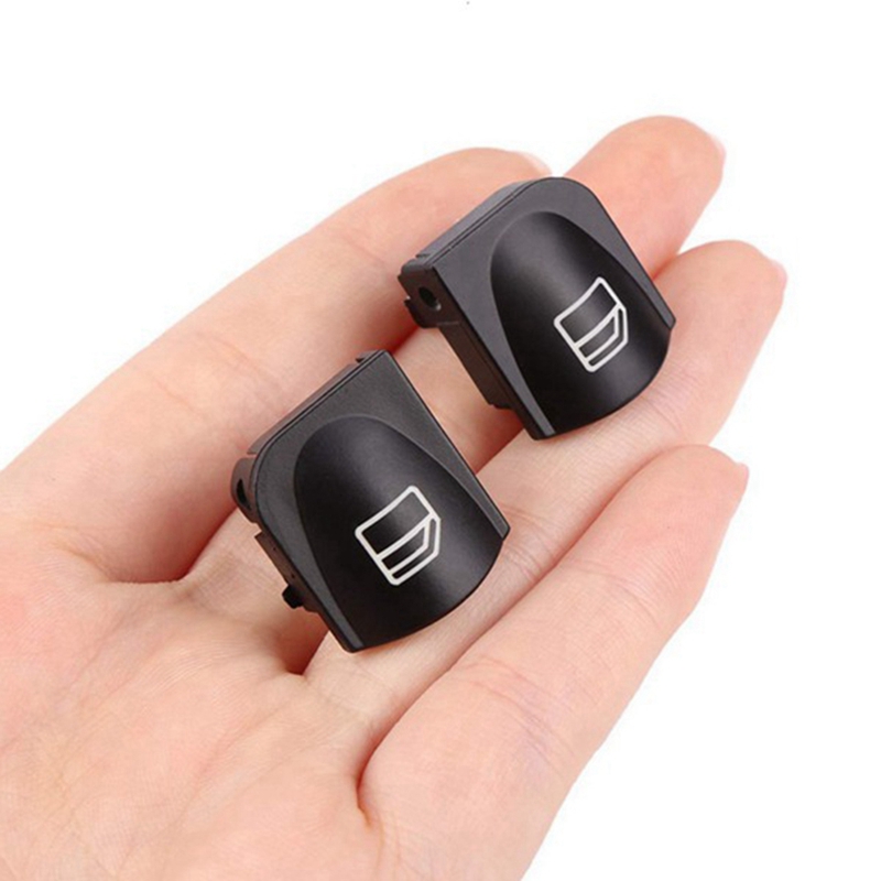 Window Switch Button Covers for W203 W208 C Clk Class Front Left+Right Window Switch Repair Button Caps